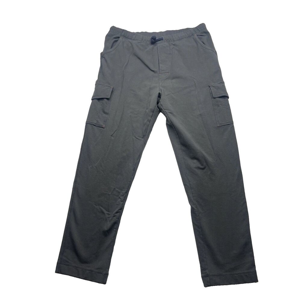 VK Nagrani XL Organic Peruvian Combed Cotton Sweatpants Lounge Pants Gray